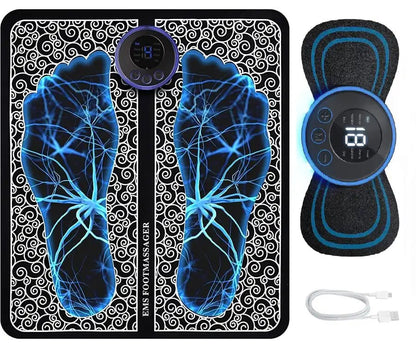 Navkar Crafts Foot/Body Massager Pain Relief Rechargeable Electric EMS Machine - Navkar Crafts
