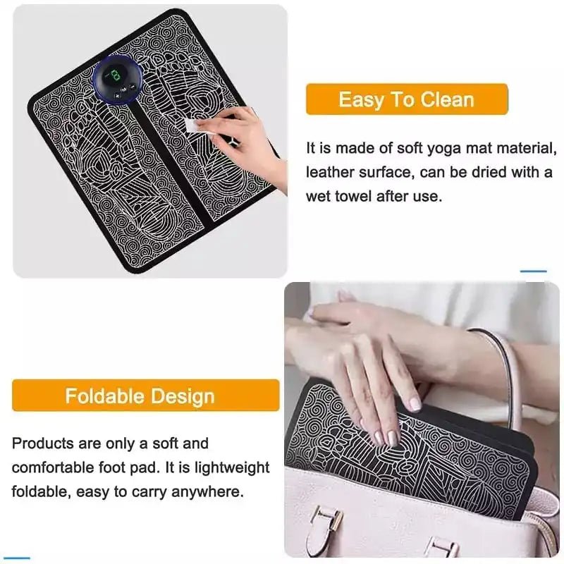 Navkar Crafts Foot/Body Massager Pain Relief Rechargeable Electric EMS Machine - Navkar Crafts