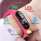 Navkar Crafts Kids Favourite Led Band Kids Rakhi with Beautiful Gift Cartoon Digital Touchscreen Led Watches - Navkar Crafts