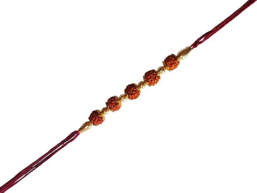 Navkar Crafts Rakhi Set for Brother with Roli Chawal Rakhi for Bhaiya - Navkar Crafts