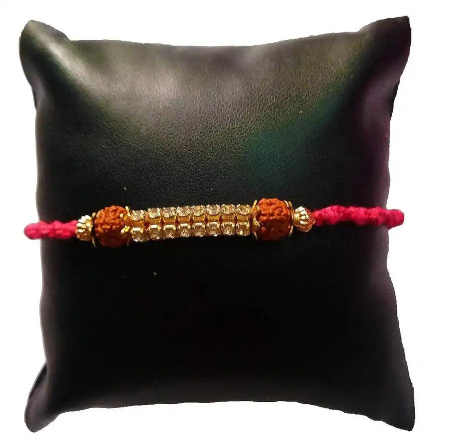 Navkar Crafts Rakhi Set for Brother with Roli Chawal Rakhi for Bhaiya - Navkar Crafts