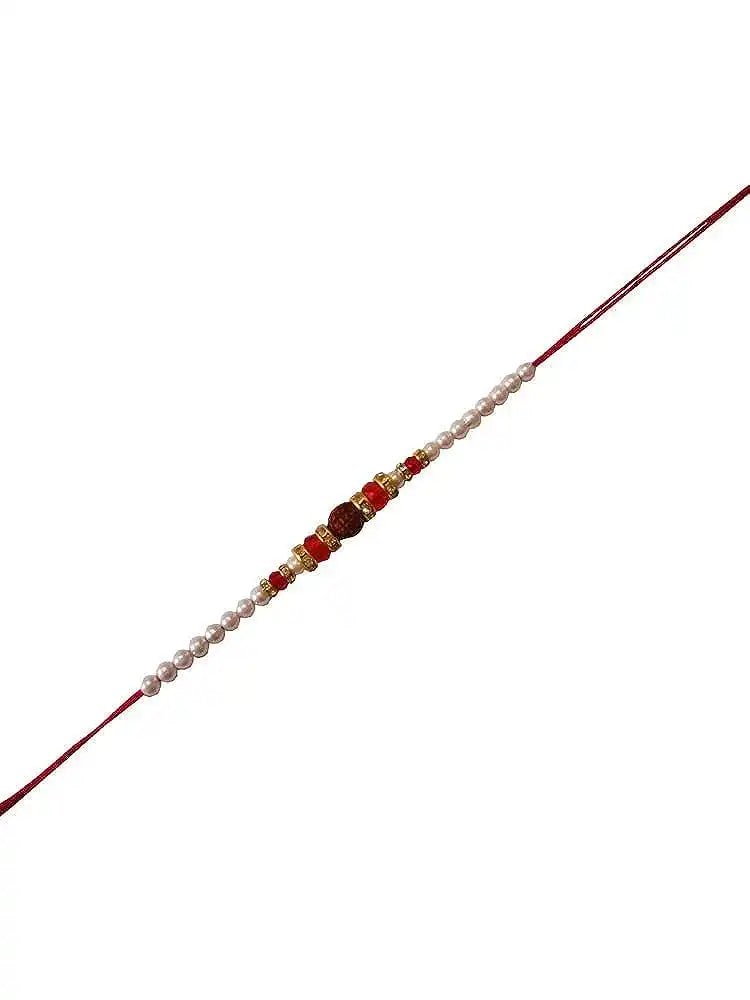 Navkar Crafts Rakhi Set for Brother with Roli Chawal Rakhi for Bhaiya - Navkar Crafts